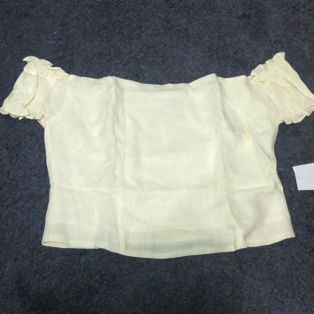 Off the shoulder tube top!